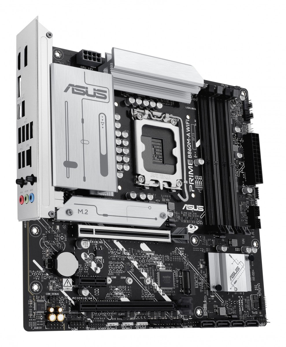 ASUS PRIME B860M-A WIFI LGA1851 DDR5 micro ATX MB 1xHDMI 2xDP 2xM.2 4xSATA