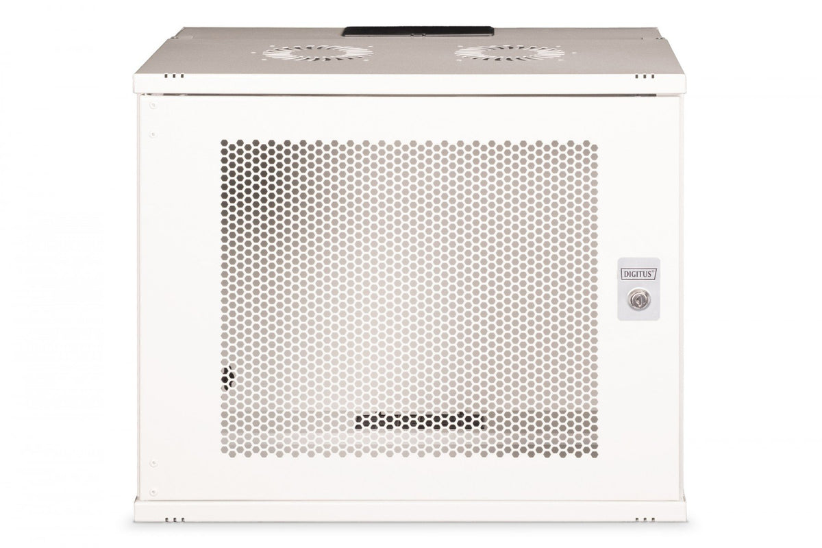 "Armoire réseau murale 19"" 9U, SOHO PRO 460 x 500 x 400 mm, porte perforée, gris, non assemblée, 60 kg"
