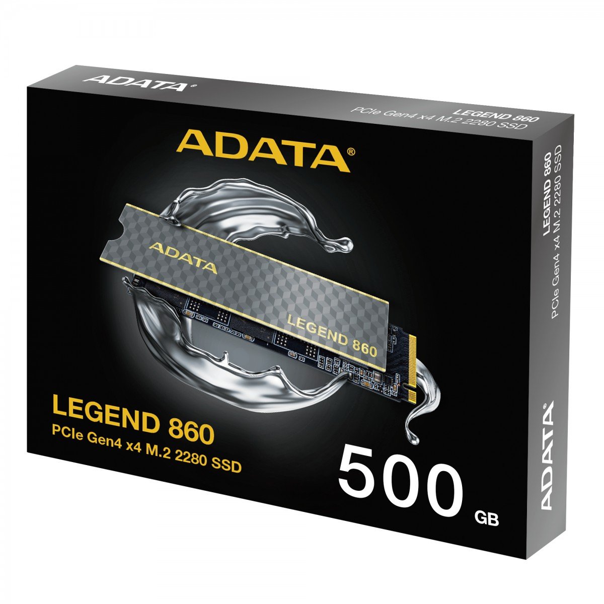 ADATA LEGEND 860 SLEG-860-500GCS disque dur a état solide interne 500 Go M.2 PCI Express 4.0 NVMe 3D NAND