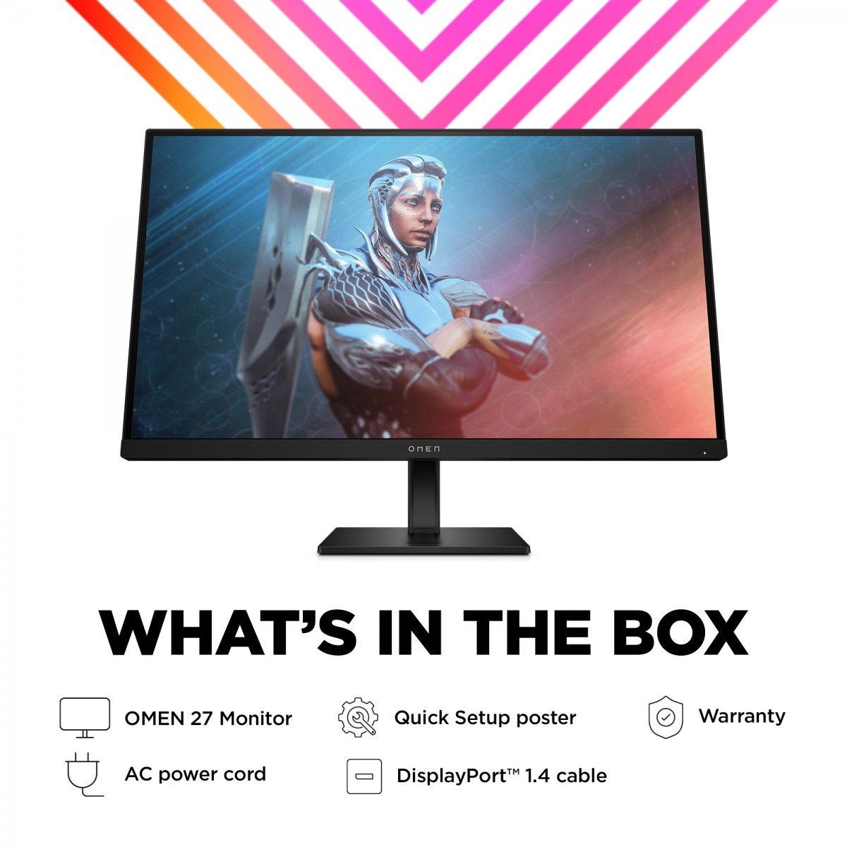 "OMEN by HP 27 inch FHD 165Hz Gaming Monitor - OMEN 27 écran plat de PC 68,6 cm (27"") 1920 x 1080 pixels Full HD LCD Noir"