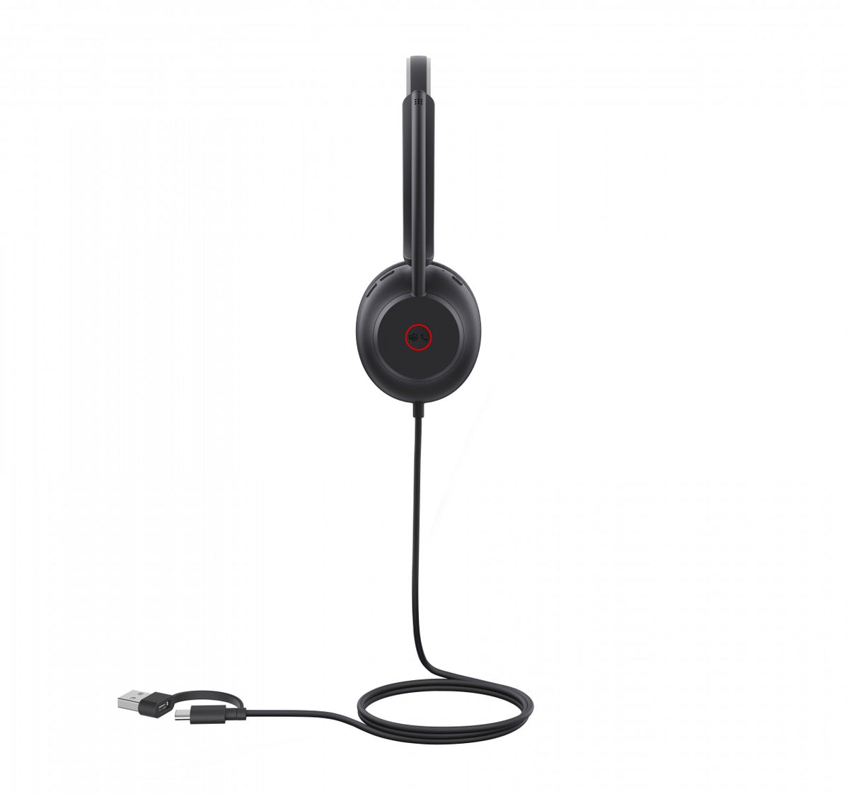 Yealink UH35 Mono Teams USB-C/A Avec fil Arceau Appels/Musique USB Type-C / USB Type-A Noir