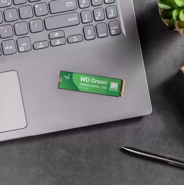WD Green SN3000 NVMe SSD 500Go M.2 2280 POWERED BY SANDISK