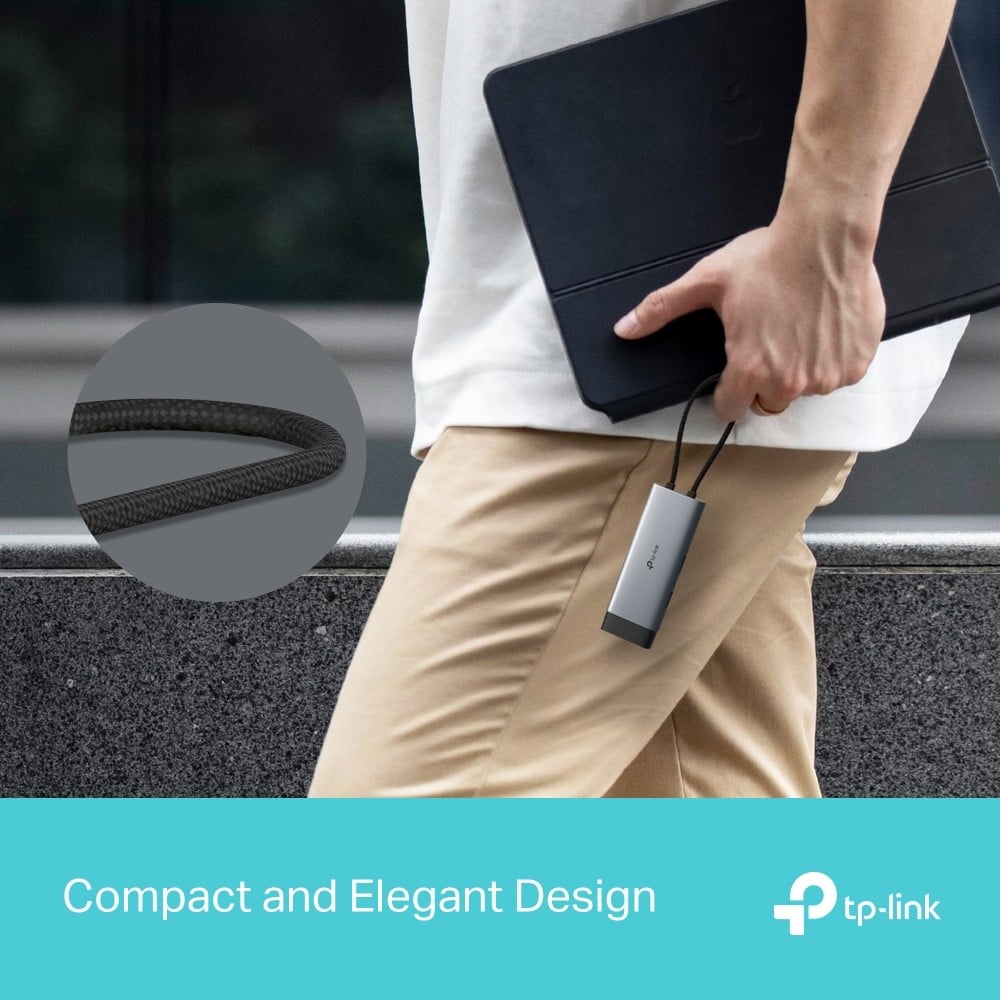 TP-Link UH5020C hub & concentrateur USB Type-C 5000 Mbit/s Gris