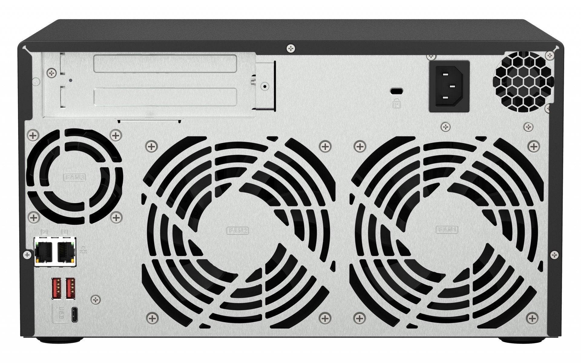 Desktop 8Bay NAS 8GB RAM 2x2.5Gbe Black