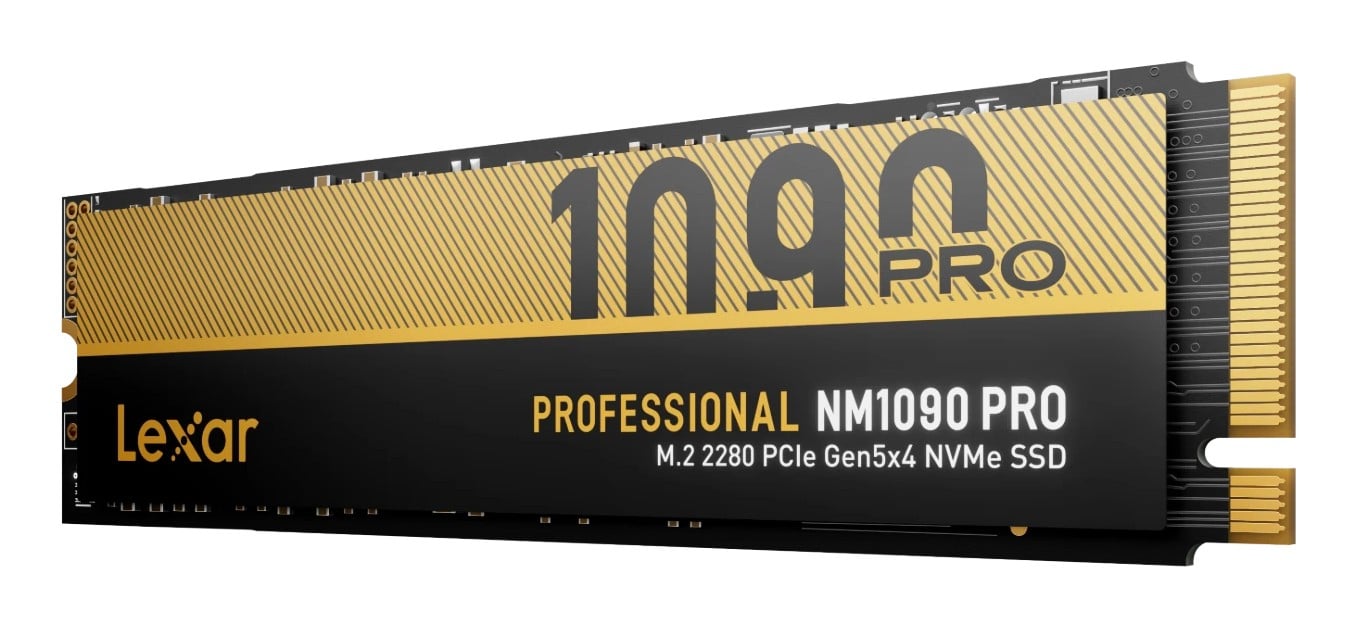 Lexar Professional NM1090 PRO 4 To M.2 PCI Express 5.0 NVMe 3D TLC NAND