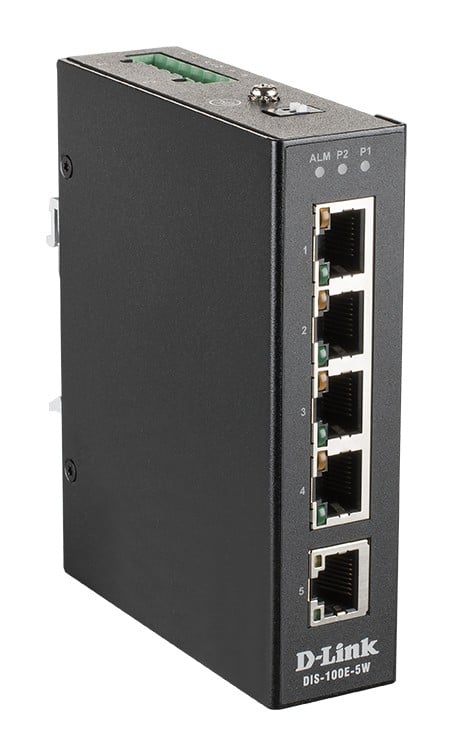 5 Port Unmanaged Switch with 5 x 10/100