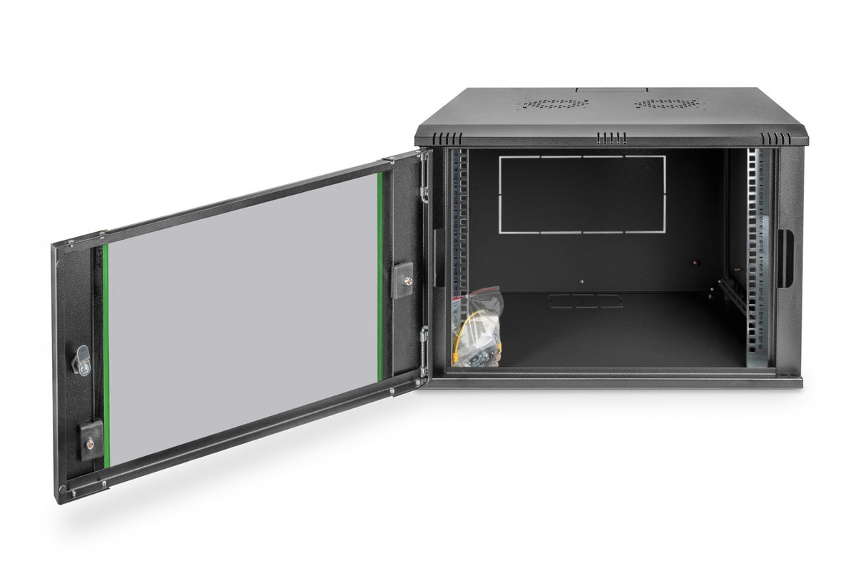 Digitus DN-19 09-U-EC-SW étagere 9U Rack monté sur le mur Noir