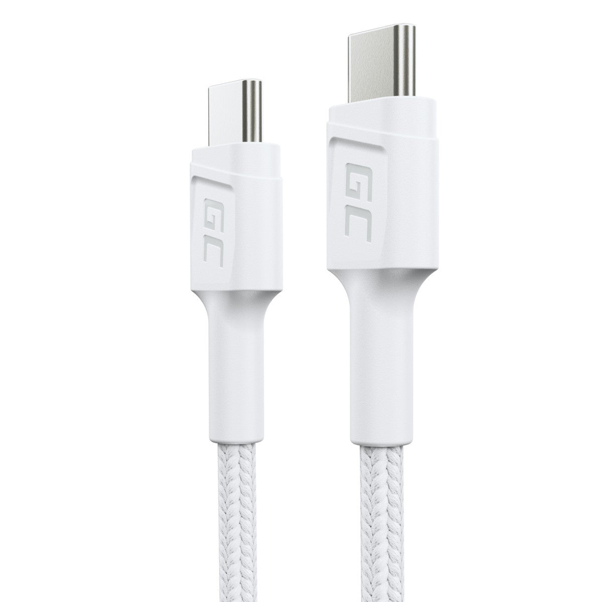 Green Cell GC PowerStream câble USB USB 3.2 Gen 1 (3.1 Gen 1) 0,3 m USB C 0,48 Gbit/s 60 W Blanc