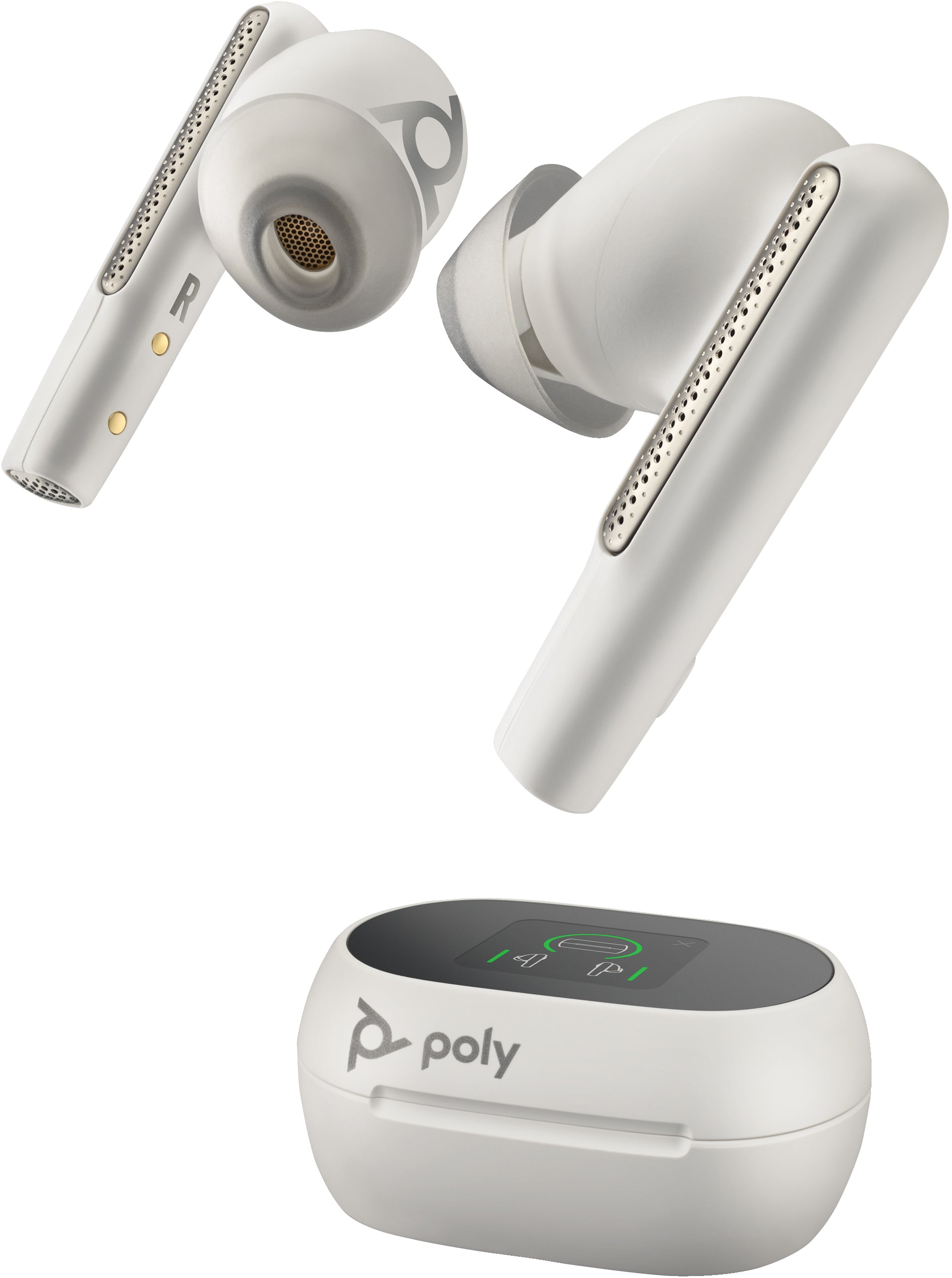 HP Poly Voyager Free 60/60+ White Earbuds 2 Pieces