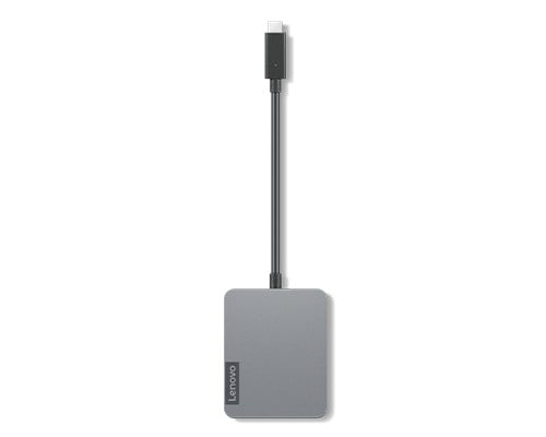Lenovo 4X91A30366 hub & concentrateur USB 2.0 Type-C Gris