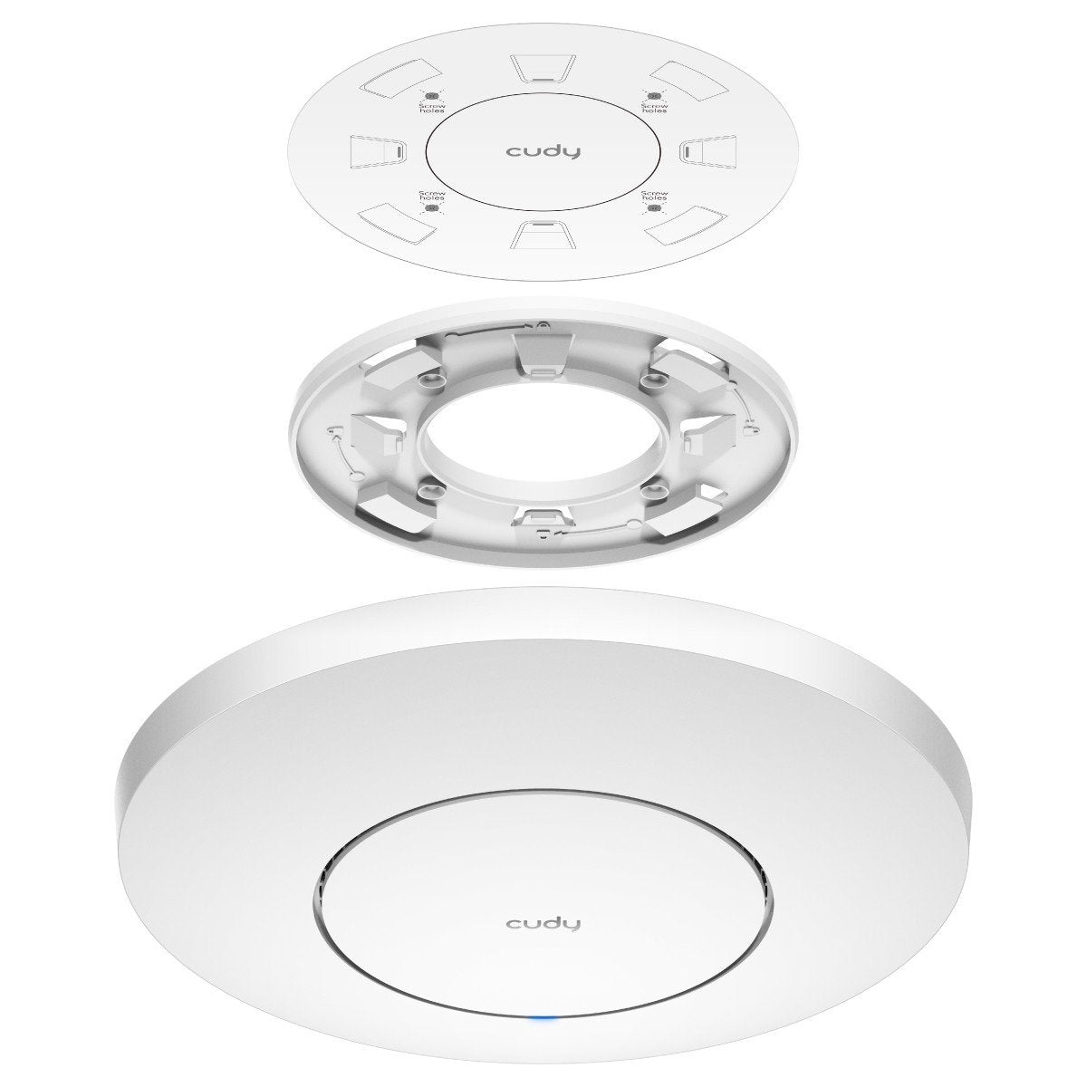 Cudy AC1300 1167 Mbit/s Blanc Connexion Ethernet, supportant l'alimentation via ce port (PoE)