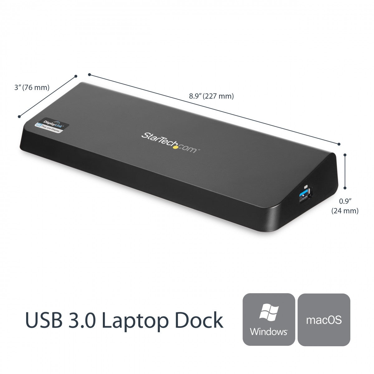 4K Laptop Docking Station DP HDMI USB 3