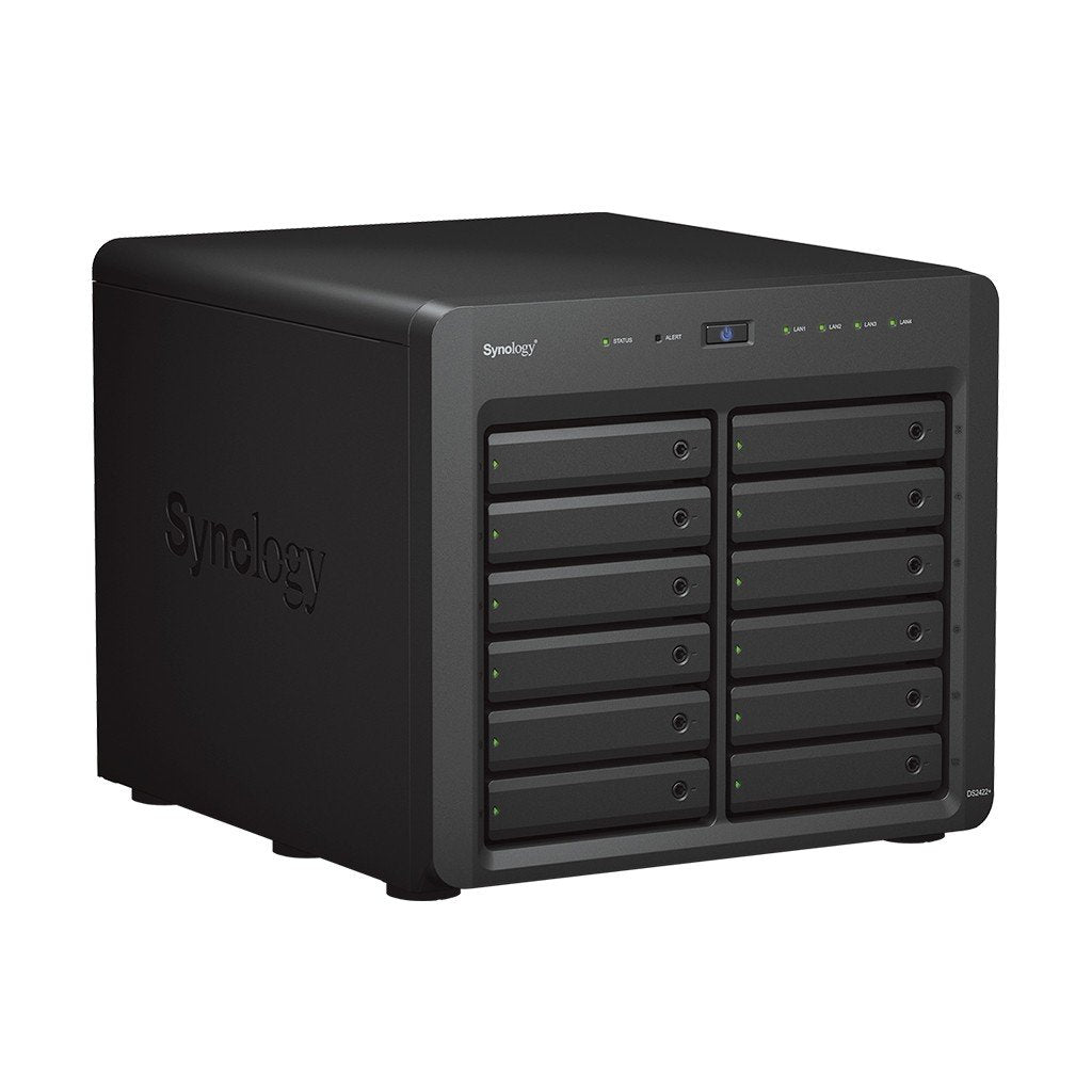 SYNOLOGY DS2422+ DiskStation AMD Ryzen Embedded V1500B compact 12-Bay desktop NAS QUAD CORE 4Go RAM