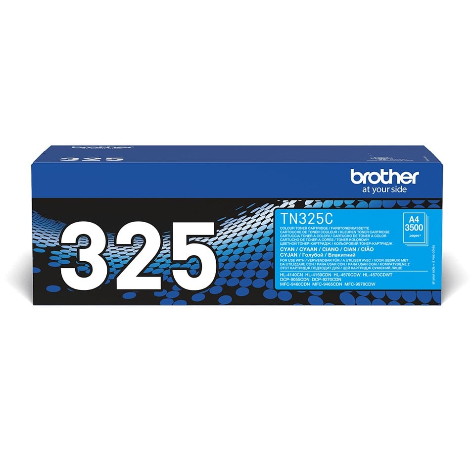 BROTHER TN-325 cartouche de toner cyan capacité standard 3.500 pages pack de 1
