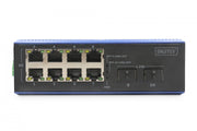 Digitus DN-651151 commutateur réseau Non-géré Gigabit Ethernet (10/100/1000) Connexion Ethernet, supportant l'alimentation via ce port (PoE) Noir, Bleu