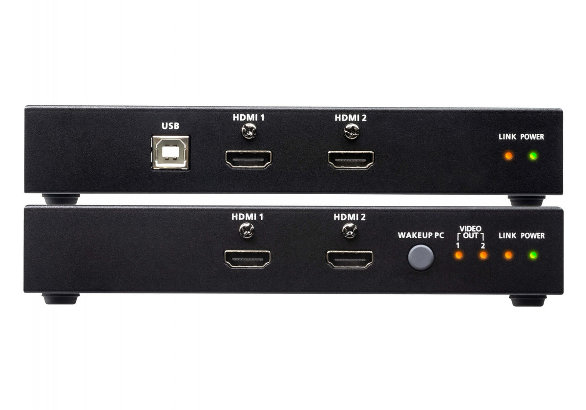 ATEN  CE824 EXTENDER KVM DOUBLE ECRAN HDBASET 2.0 - 100M