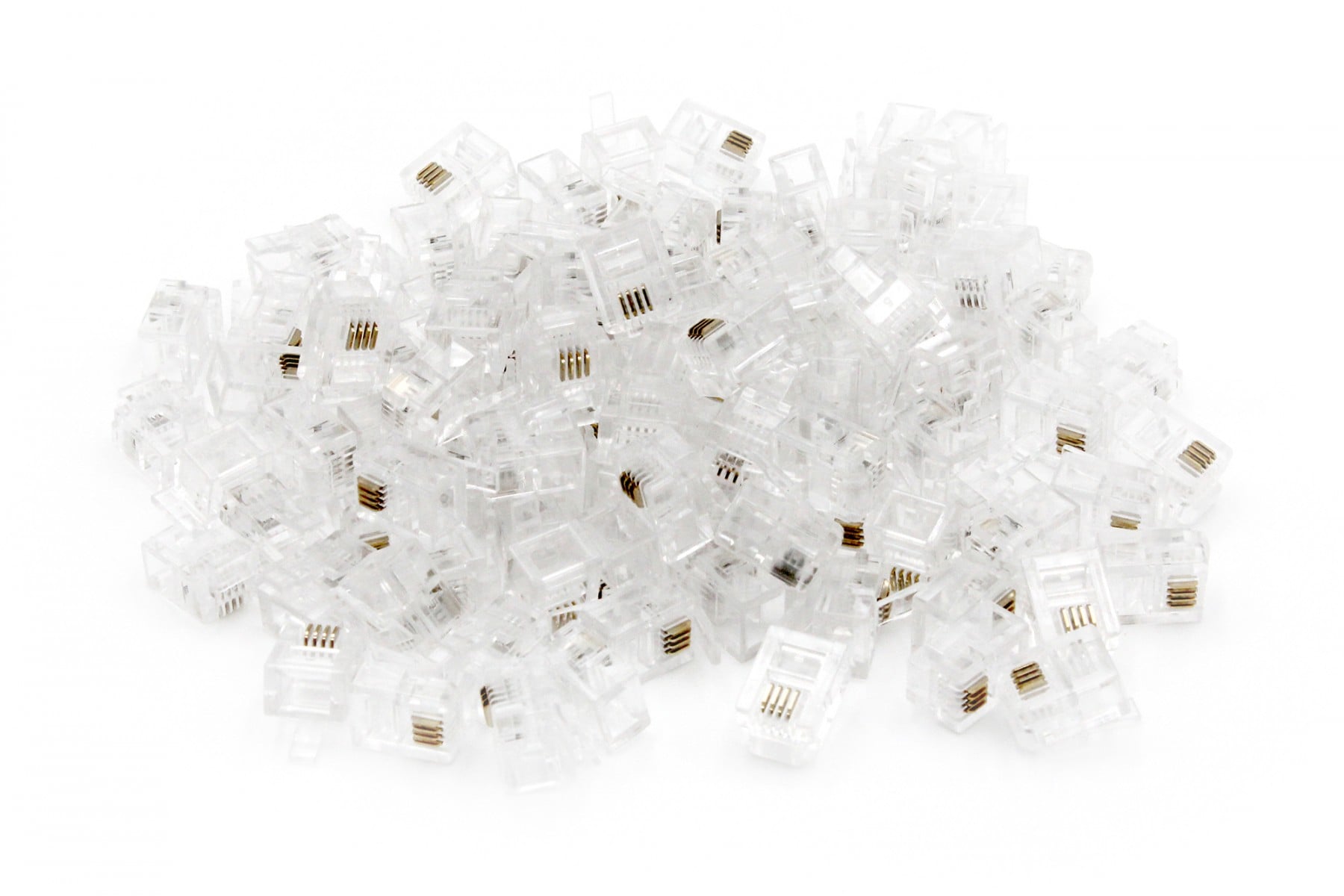 Digitus X-ML-MP06-4-15 connecteur de fils RJ11 Transparent