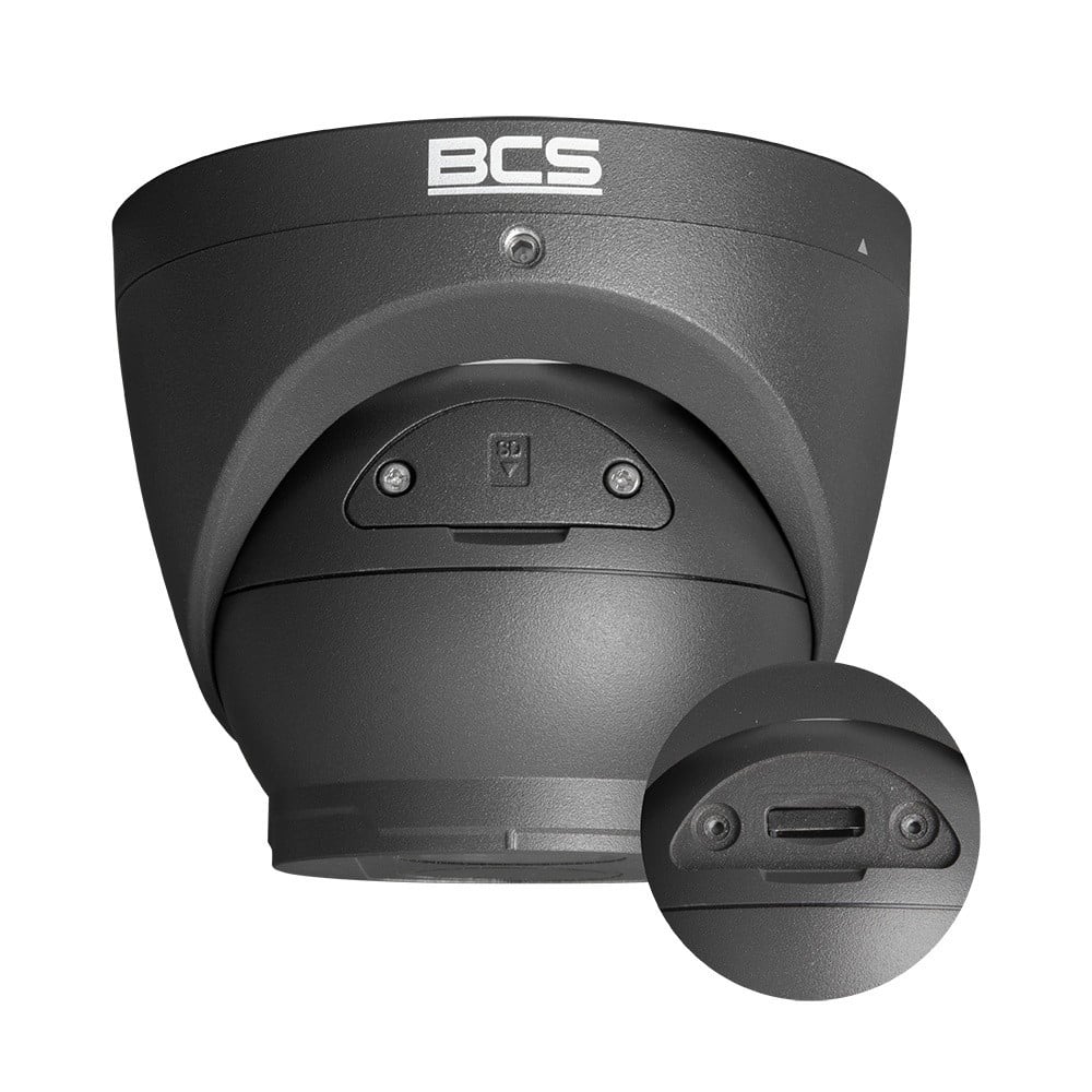 BCS BCS-P-EIP28FWR3-Ai2-G Caméra dôme IP 8MP avec IR 30m et boîtier IP67