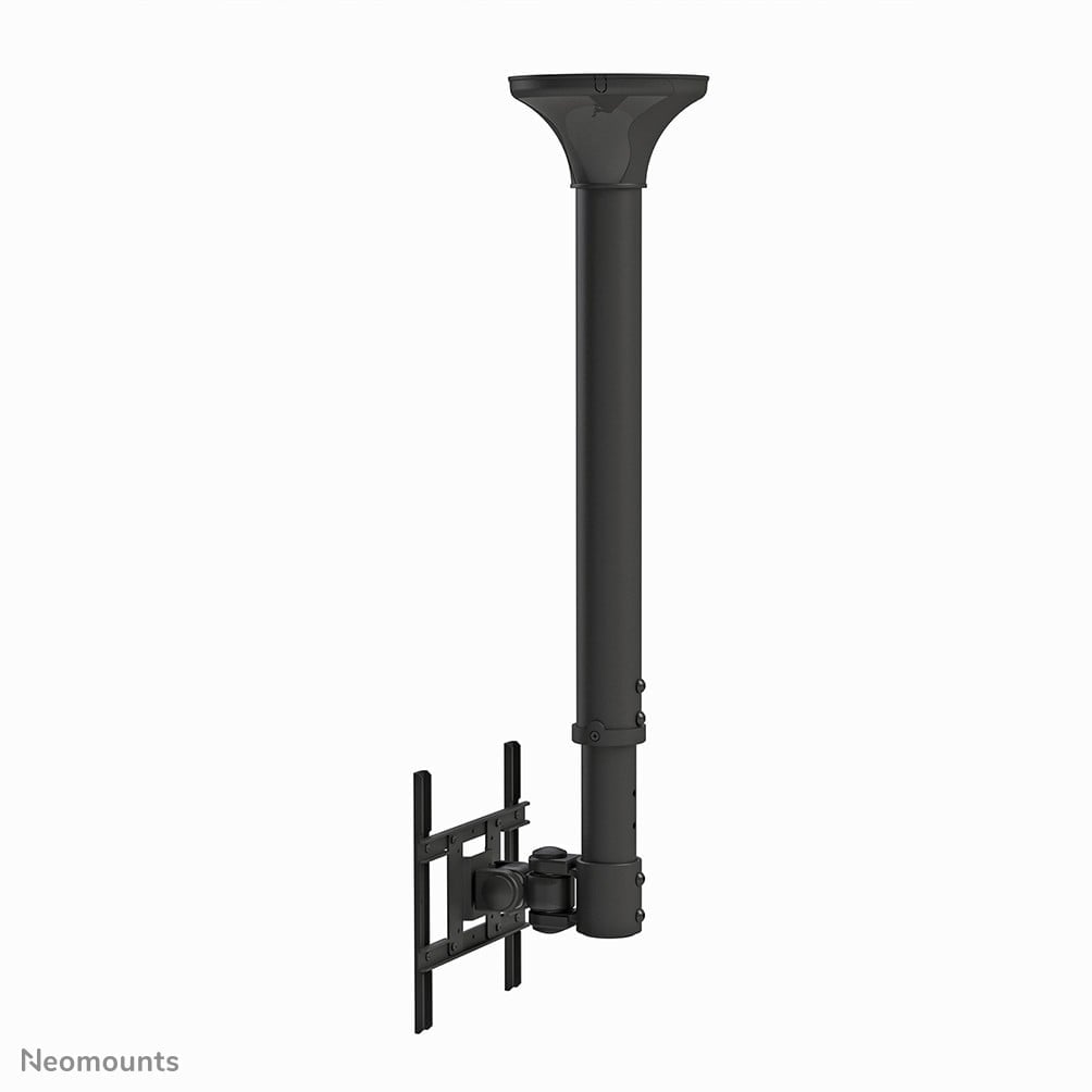 NEOMOUNTS FPMA-C200BLACK Support de plafond pour écran de 10-40p - h 64-104 cm