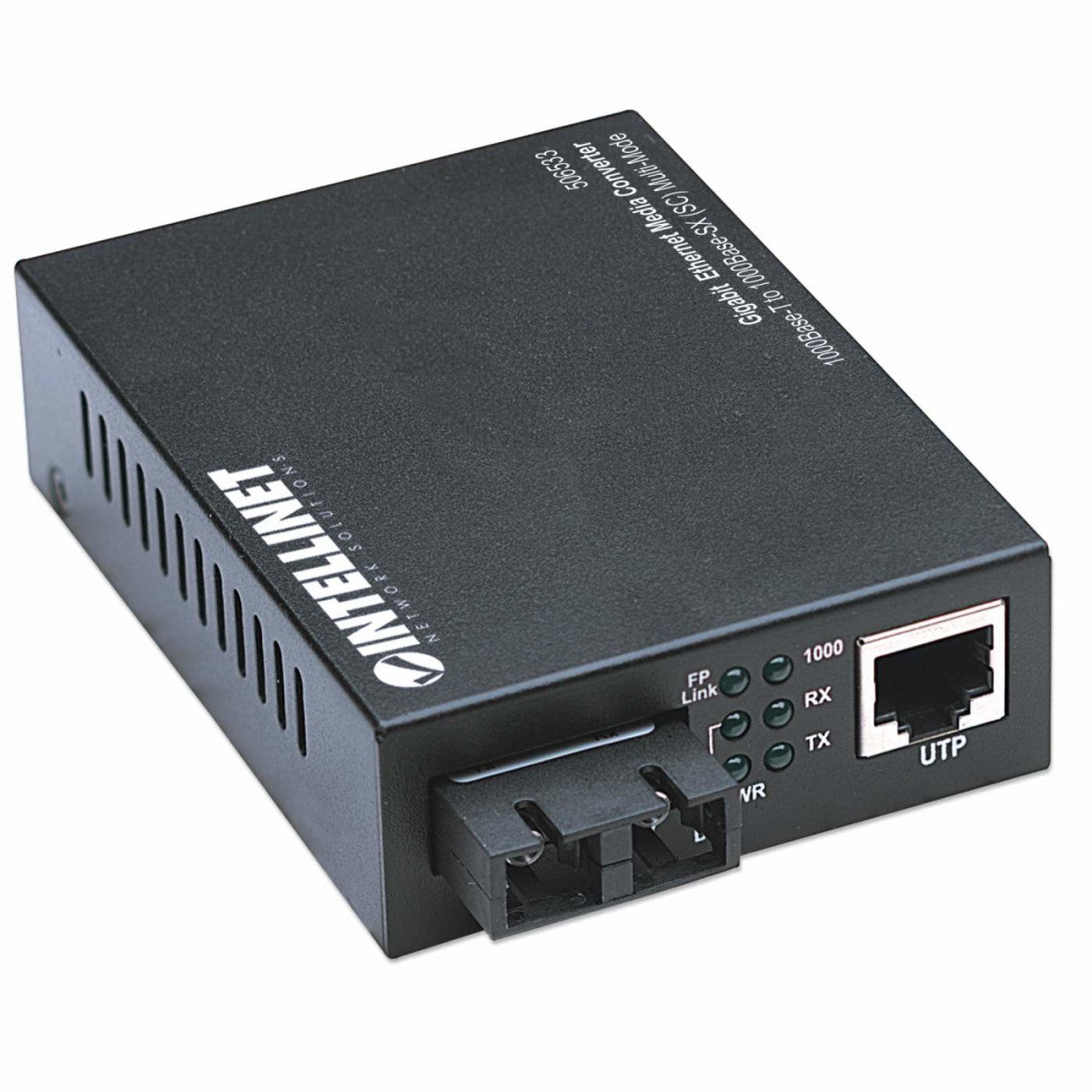 Intellinet 506533 convertisseur de support réseau 1000 Mbit/s 850 nm Multimode Noir