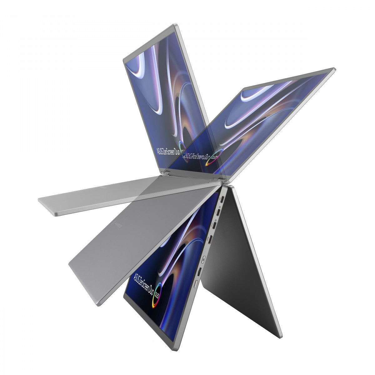 ASUS ZenScreen Duo OLED MQ149CD 14p OLED WUXGA 16:10 60Hz 400cd/m2 1ms MiniHDMI 2xUSB-C USB Hub: 4xUSB 3.2 G1 Type-A