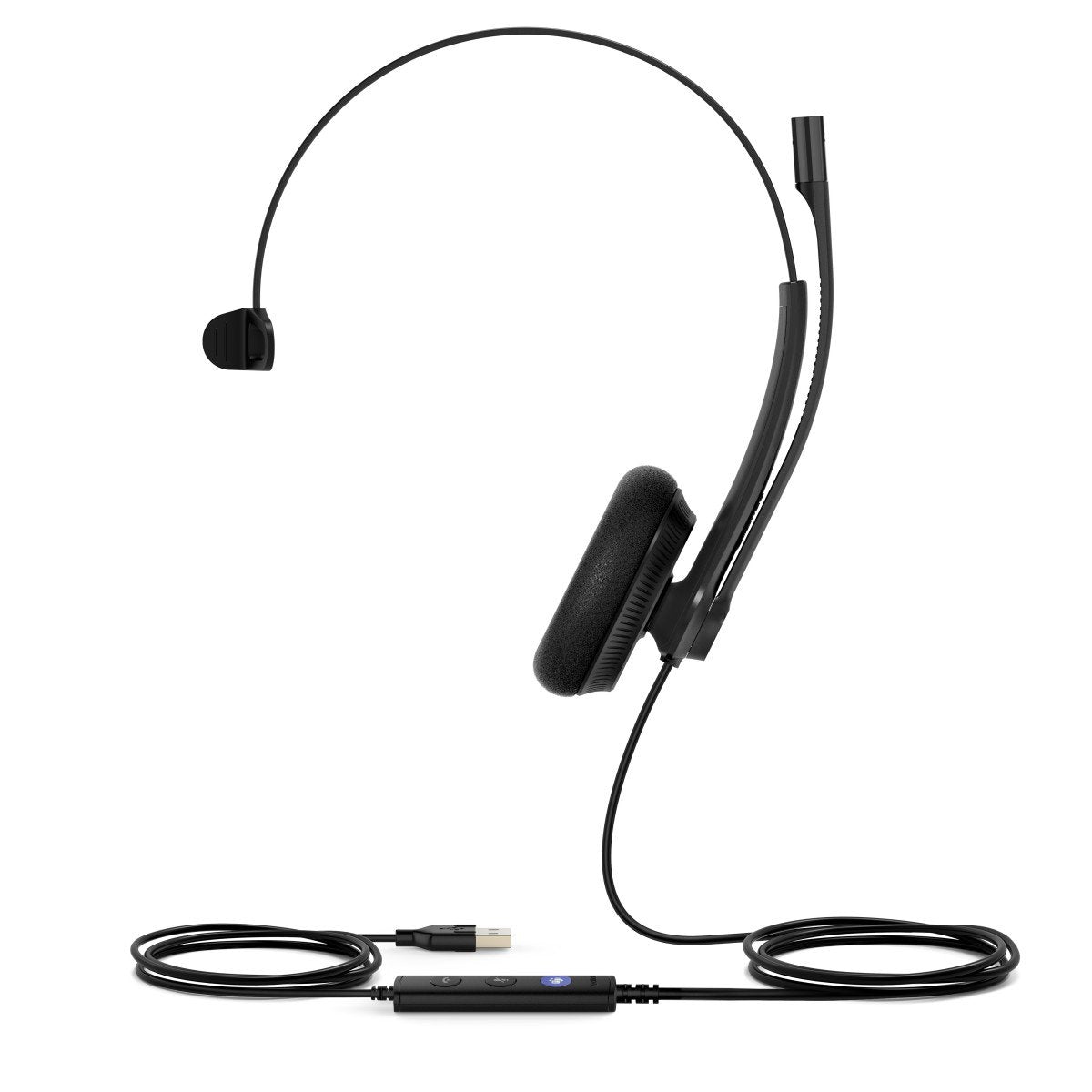 Yealink UH34 Lite Mono Teams Avec fil Arceau Bureau/Centre d'appels USB Type-A Noir