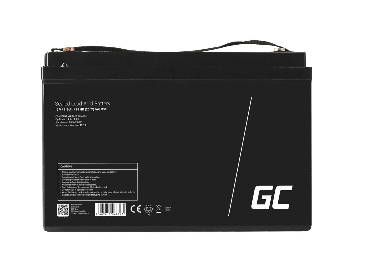 Green Cell AGM Battery 12V 110Ah