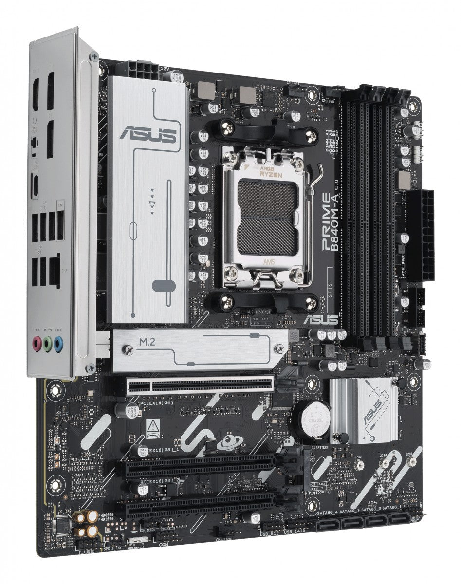 ASUS PRIME B840M-A-CSM AM5 DDR5 micro ATX MB 1xHDMI 2xDP 3xM.2 4xSATA
