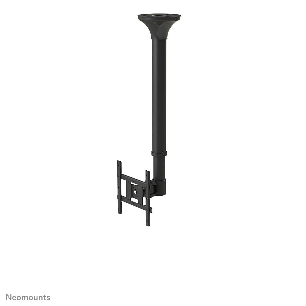 NEOMOUNTS FPMA-C200BLACK Support de plafond pour écran de 10-40p - h 64-104 cm
