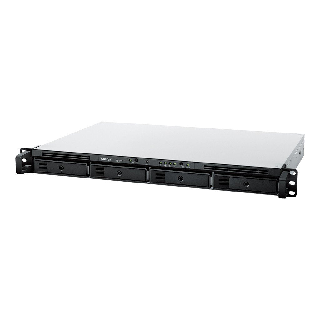 SYNOLOGY RS422+ 4-Bay NAS-Rackmount AMD Ryzen 5 1600 dual-core 2.6GHz 2Go DDR4 ECC