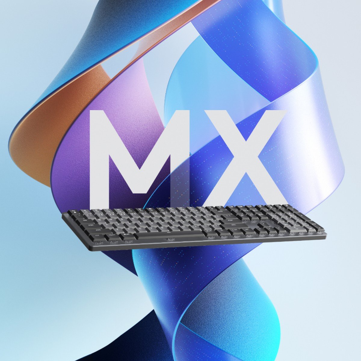 LOGITECH MX Mechanical Wireless Illuminated Performance Keyboard - GRAPHITE - (US) INTL - 2.4GHZ/BT - N/A - EMEA - TACTILE
