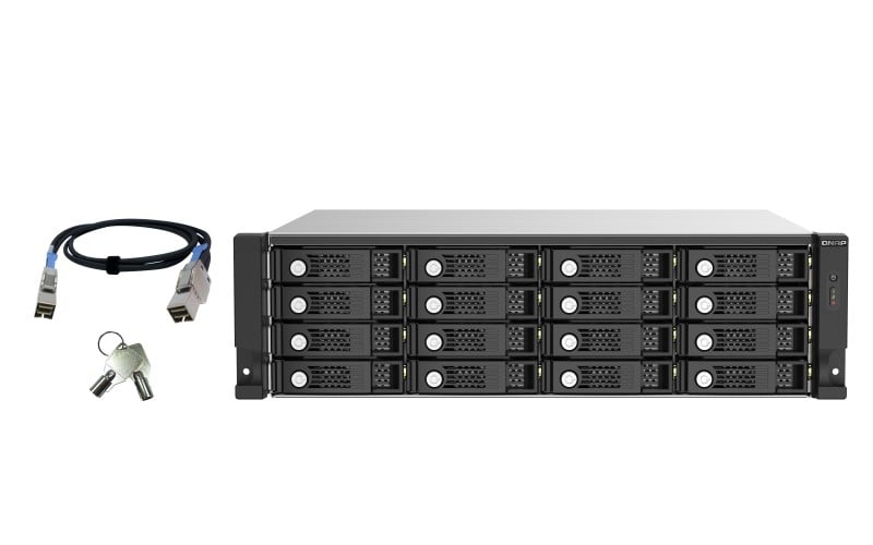 16-bay 3U SAS 12Gbps JBOD exp unit RPSU