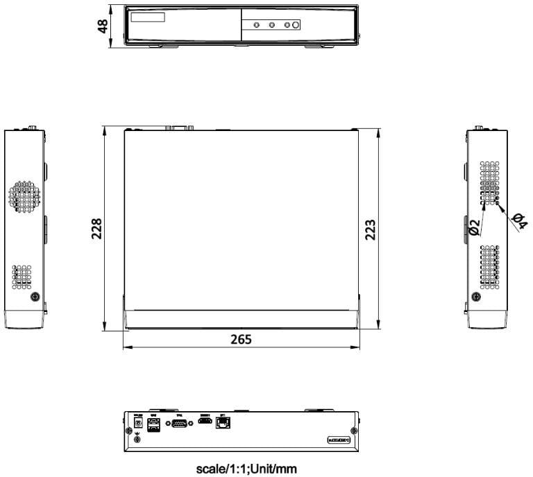 Hikvision DS-2CE70DF3T-LMFS(2.8mm) 2 MP Caméra Turret ColorVu a double éclairage fixe