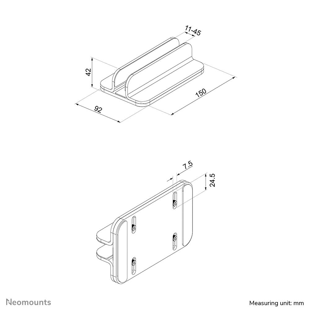 NEOMOUNTS NSLS300 Support dordinateur portable 11-17p - universel