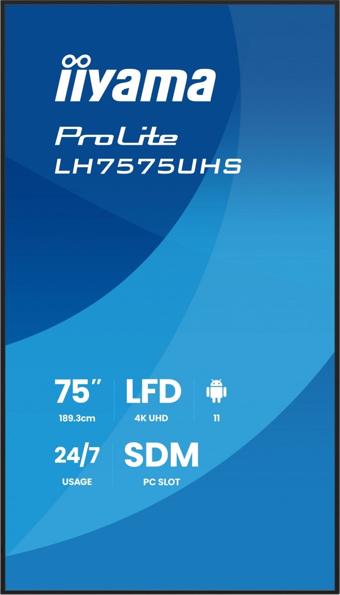 75" 3840x2160 UHD IPS Haze 25% 500