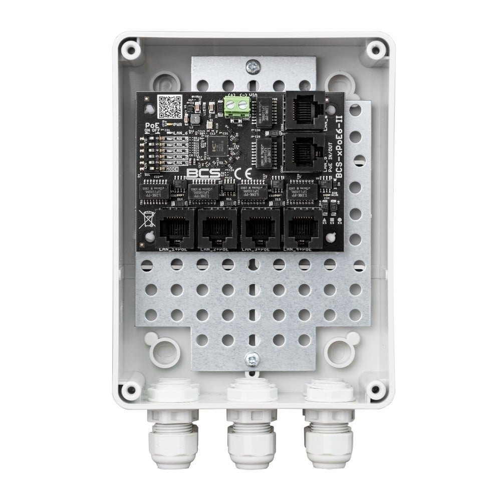 BCS BCS-xPoE6/S Commutateur Réseau Externe