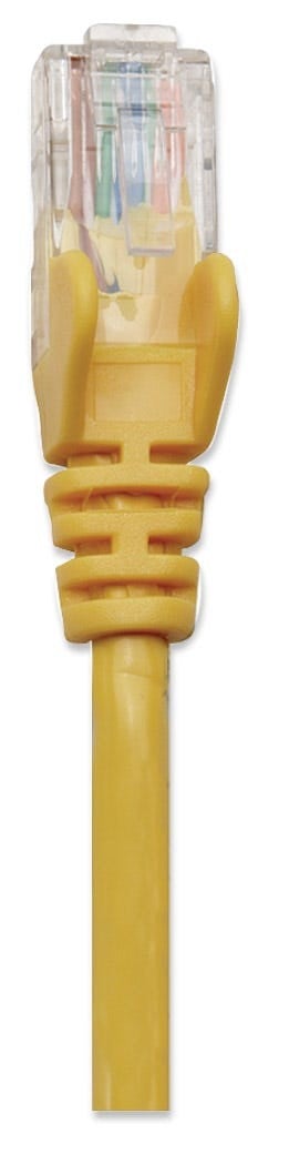 Intellinet RJ-45, M/M, 1m câble de réseau Jaune Cat5e U/UTP (UTP)