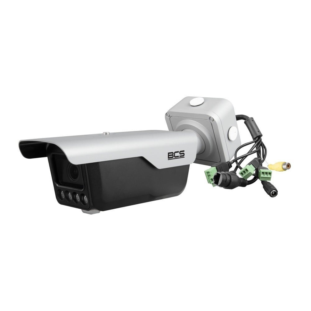 Caméra IP tubulaire BCS BCS-L-TIP74VSR6-ITC-Ai3 4MP avec reconnaissance de plaques d'immatriculation et IR 60m