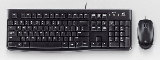 Logitech 920-002540 clavier Souris incluse USB QWERTZ Allemand Noir
