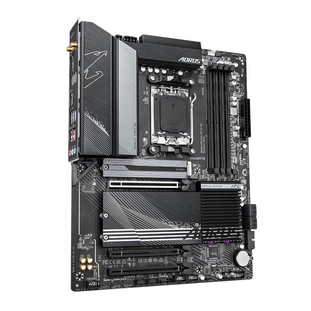GIGABYTE B650 AORUS ELITE AX V2 carte mere AMD B650 Emplacement AM5 ATX