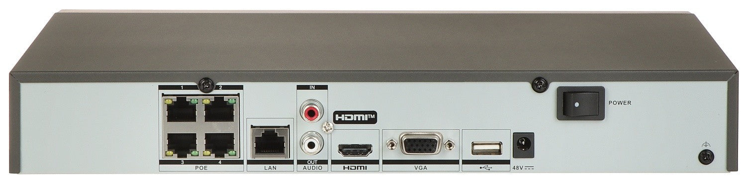 Hikvision DS-7604NXI-K1/4P(D) NVR PoE 4 canaux 1U K Series AcuSense 4K