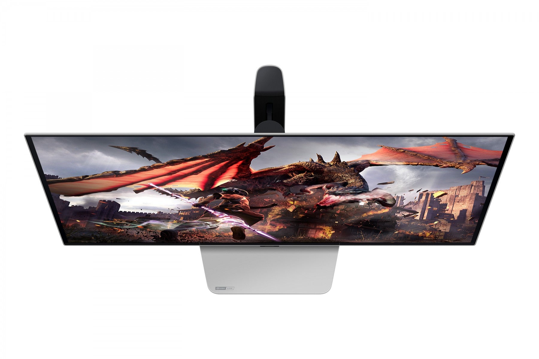 "Samsung G80SD écran plat de PC 81,3 cm (32"") 3840 x 2160 pixels 4K Ultra HD OLED Argent"