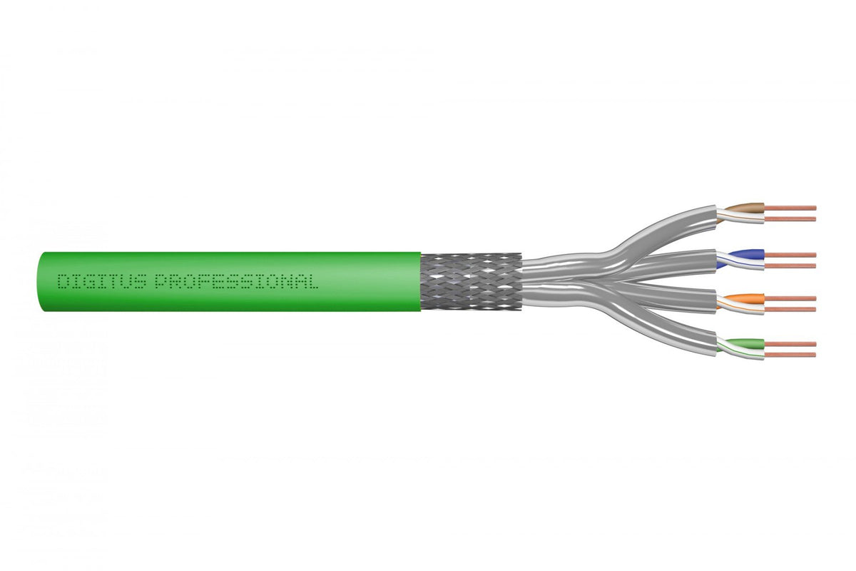 Digitus DK-1843-VH-1 câble de réseau Vert Cat8.2 S/FTP (S-STP) Rond