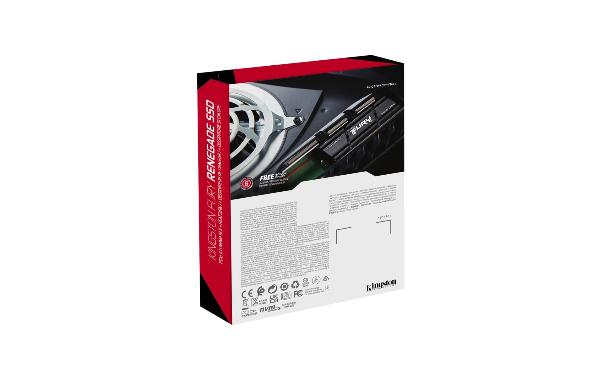 KINGSTON 2To Renegade PCIe 4.0 NVMe SSD w/ Heatsink