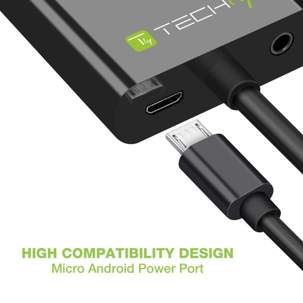 Techly IDATA HDMI-VGA2AU Adaptateur HDMI vers VGA D-sub 15 broches 1,8 m