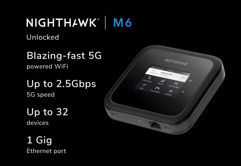 MR6150-100EUS NIGHTHAWK 5G WIFI6 Mobile