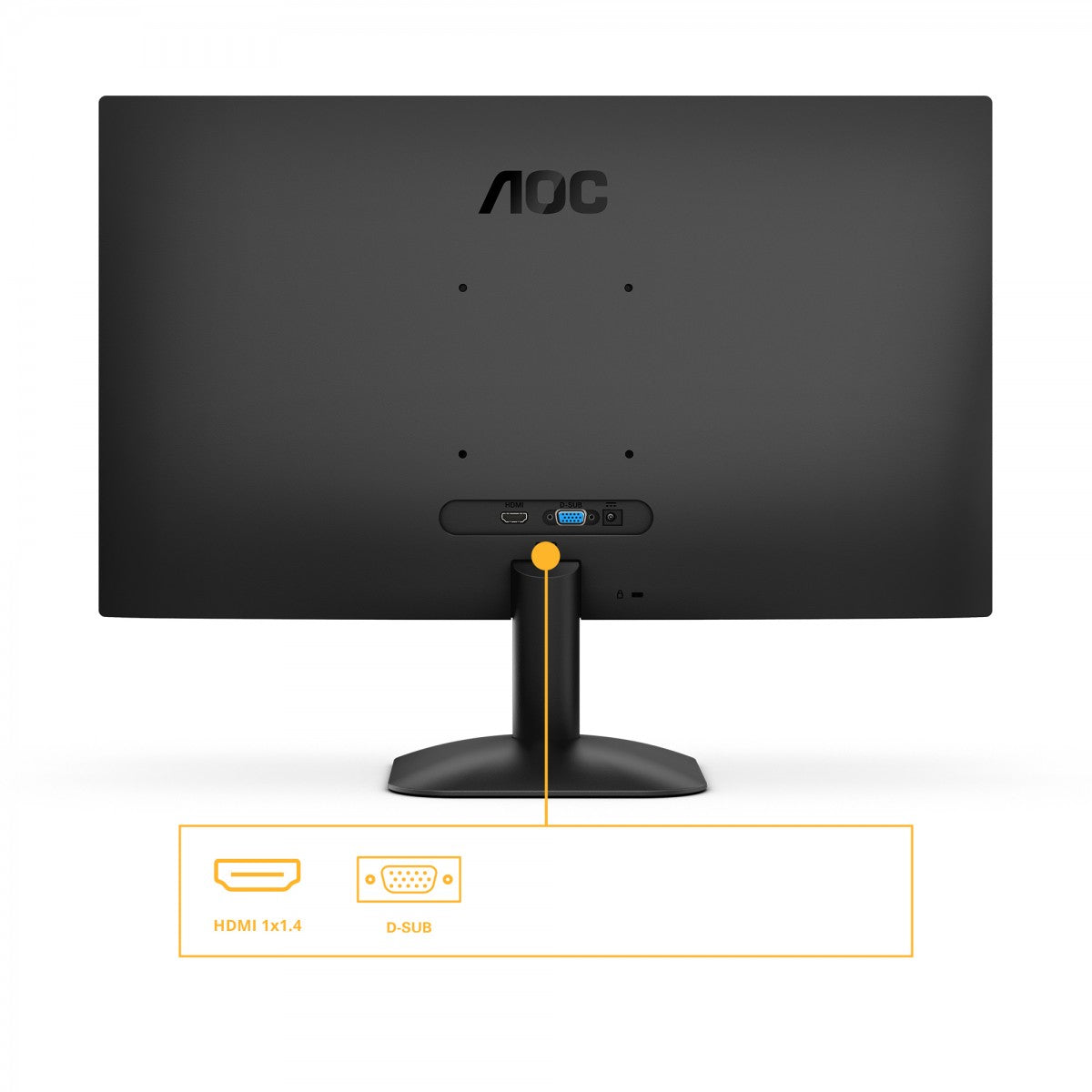 AOC 24B31H 23.8p IPS FHD 120Hz 300cd/m2 1ms VGA HDMI