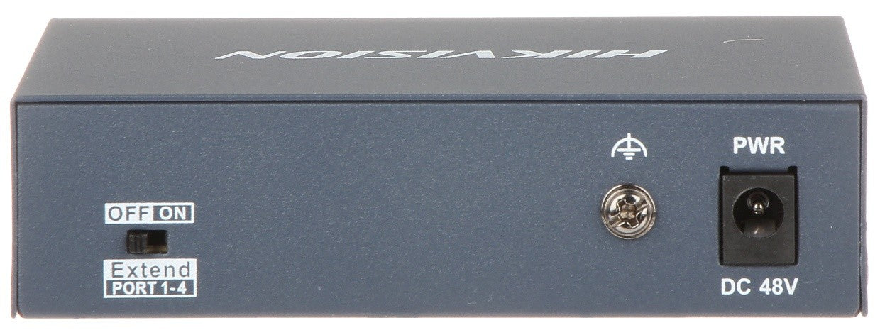 Hikvision DS-3E0105P-E/M(B) 4 Port Fast Ethernet Unmanaged POE Switch
