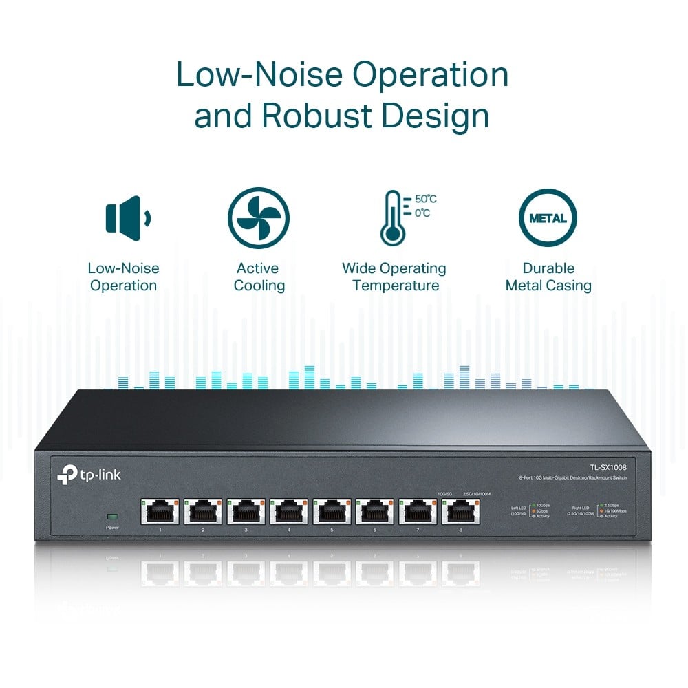 8-Port 10G Multi-Gigabit Desktop/RSwitch