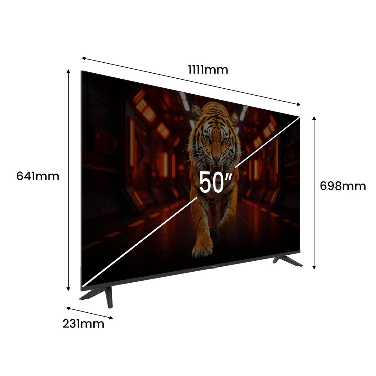 "Kiano Elegance TVTL50 Tizen OS Powered by Samsung LED 50"" UHD/4K"